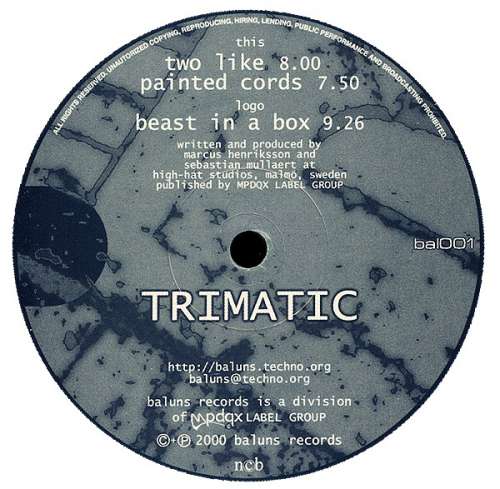Cover Trimatic - Beast In A Box (12) Schallplatten Ankauf