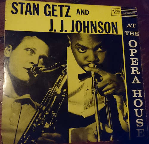 Cover Stan Getz And J.J. Johnson - At The Opera House (7, EP) Schallplatten Ankauf