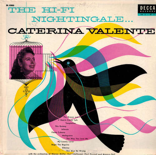 Cover Caterina Valente - The Hi-Fi Nightingale... (LP, Album, Mono) Schallplatten Ankauf