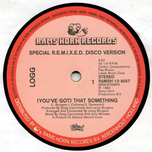 Cover Logg - (You've Got) That Something / Dancing Into The Stars (12, Single) Schallplatten Ankauf