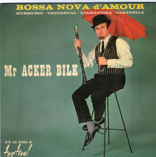 Cover Mr. Acker Bilk* With Leon Young's Brazilians* - Bossa-Nova d' Amour (7, EP) Schallplatten Ankauf