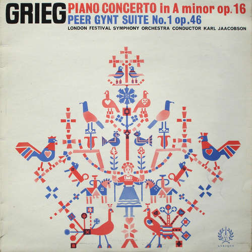 Cover Grieg* - London Festival Symphony Orchestra*, Karl Jaacobson - Piano Concerto In A Minor, Op. 16 / Peer Gynt Suite No. 1, Op. 46 (LP) Schallplatten Ankauf