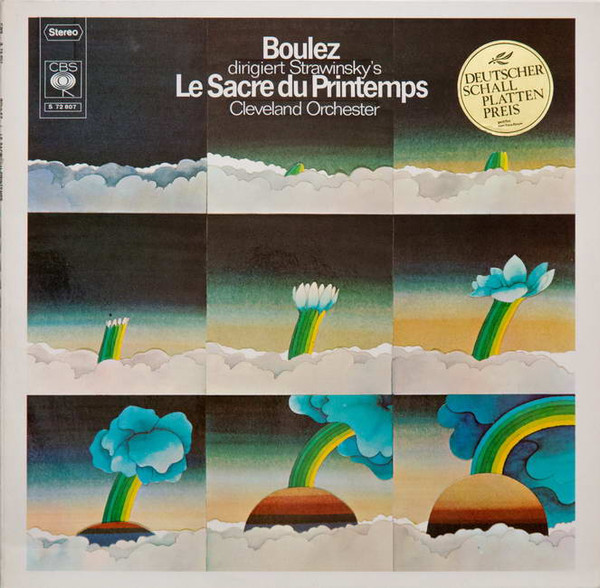 Cover Boulez* Dirigiert Stravinsky* - The Cleveland Orchestra - Le Sacre Du Printemps (LP) Schallplatten Ankauf