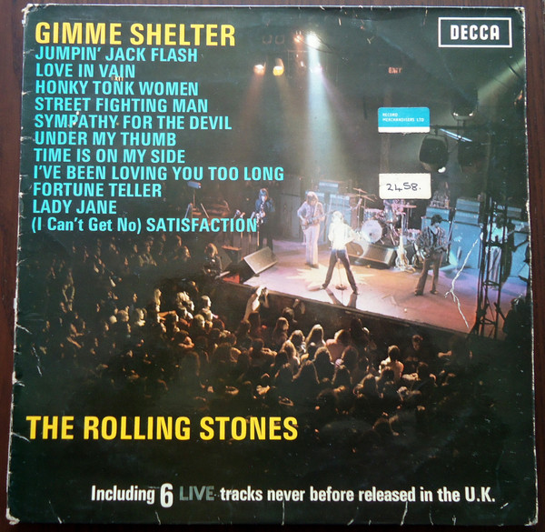 Cover The Rolling Stones - Gimme Shelter (LP, Comp) Schallplatten Ankauf