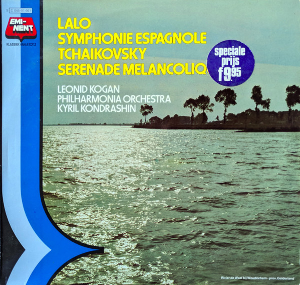 Cover Lalo* / Tchaikovsky* – Leonid Kogan, Philharmonia Orchestra, Kyril Kondrashin* - Symphonie Espagnole / Serenade Melancolique (LP, RE) Schallplatten Ankauf