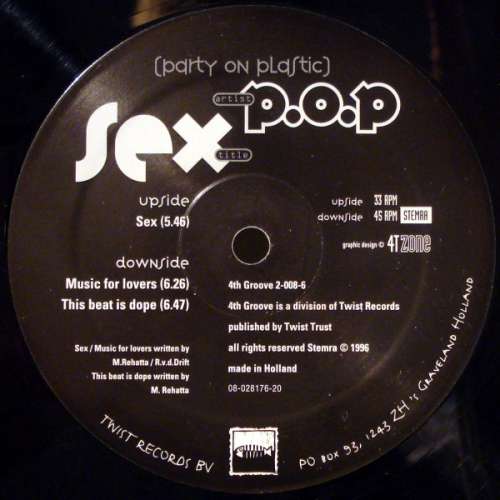 Cover Party On Plastic (2) - Sex (12) Schallplatten Ankauf