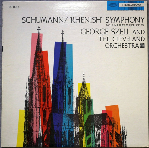 Cover Schumann*, George Szell, The Cleveland Orchestra - Rhenish Symphony No. 3 In E Flat Major, Op. 97 (LP, Album, RE) Schallplatten Ankauf