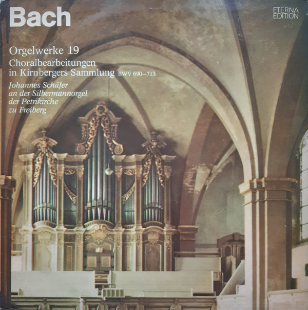 Cover Bach*, Johannes Schäfer - Orgelwerke 19 (Choralbearbeitungen In Kirnbergers Sammlung BWV 690-713) (LP, RE) Schallplatten Ankauf
