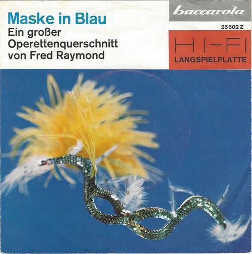 Cover Fred Raymond - Maske In Blau (7, EP) Schallplatten Ankauf