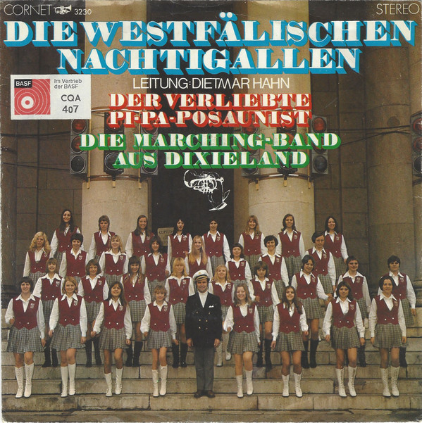 Cover Die Westfälischen Nachtigallen - Der Verliebte Pi-Pa-Posaunist (7, Single) Schallplatten Ankauf