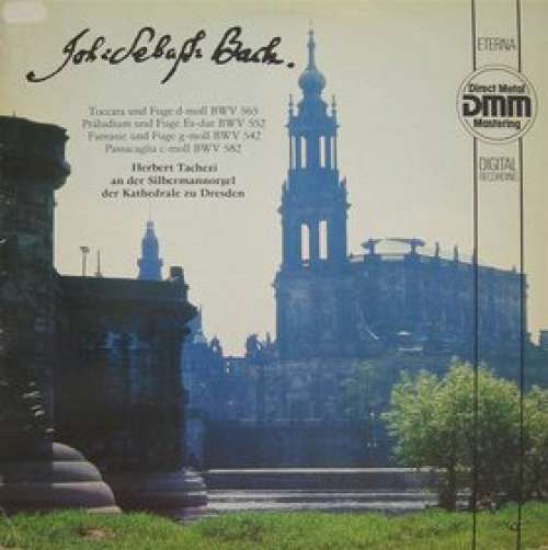 Cover Johann Sebastian Bach - Herbert Tachezi - Orgelwerke BWV 565, 552, 542, 582 (LP, DMM) Schallplatten Ankauf
