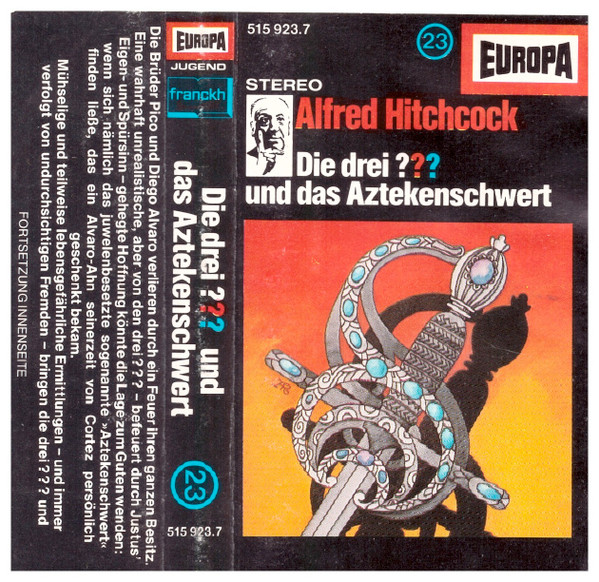 Cover William Arden - Die Drei ??? 23 - Und Das Aztekenschwert (Cass, Yel) Schallplatten Ankauf